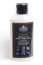 M.モゥブレィ スムースレザーなど高級皮革製品用 クリームエッセンシャル 栄養・ツヤ・汚れのケア ナチュラルローション ボトル入り 無色
