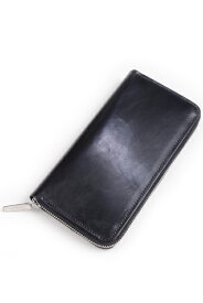 ホワイトハウスコックス S2622 ロングジップウォレット ブラック ブライドルレザー ジップ長財布