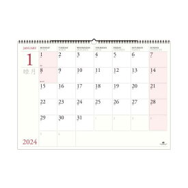 カレンダー 壁掛け B4 2024年 1月始まり ガラモン 月曜始まり 書き込み シンプル 公式通販サイト