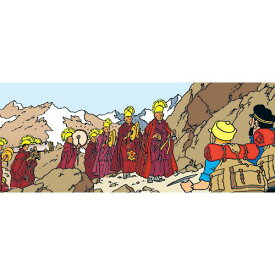 【アウトレット】【OUTLET】【セール】【SALE】タンタン TINTIN ポスター [LANDSCAPE] チベットスノーウィ SNOWY ベルギー Herge エルジェ 冒険 Milou