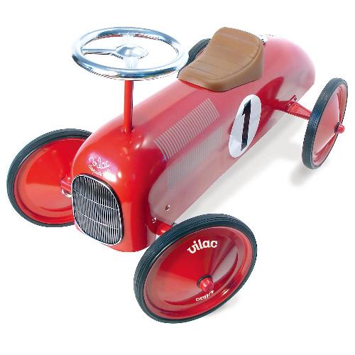 ヴィラック フランス お得セット 木のおもちゃこども用の乗り物 かっこいいレーシングカー Vilac レーシングカー 新商品!新型 キッズ おもちゃ レッド 知育玩具 木製