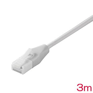 obt@[RNTvC/BSLS6SU30WH2 [c̐܂ȂLANP[u CAT6 X 3m WH]