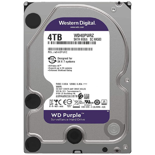 在庫あり ウエスタンデジタル WD40PURZ WD Purple 4TB 3.5インチ 6G SATA 安心の実績 高価 買取 強化中 64MB  5400rpm