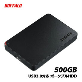 バッファロー　HD-NRPCF500-BB [USB3.0 ポータブルHDD 500GB BUFFALO バッファロー]