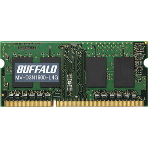 BUFFALO@MV-D3N1600-L4G [D3N1600-4G @lij6Nۏ PC3-12800 DDR3 SDRAM S.O.DIMM 4GB@d]