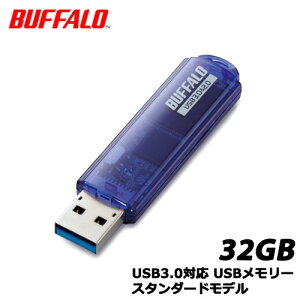 BUFFALO@RUF3-C32GA-BL [USB3.0Ή USB[ X^_[hf 32GB u[]