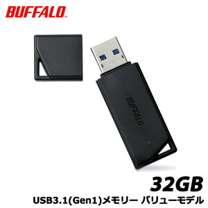 BUFFALO�@RUF3-K32GB-BK [USB3.1(Gen1)�������[ �o�����[���f�� 32GB �u���b�N]