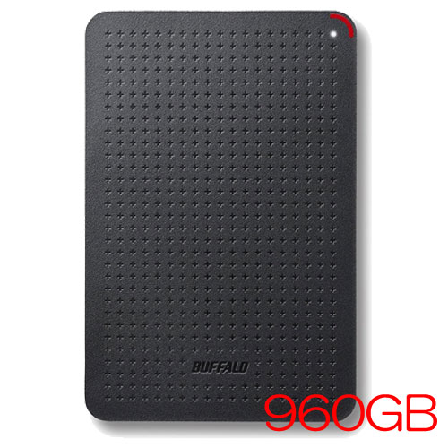 送料無料 賜物 在庫あり バッファロー SSD-PL960U3-BK N 960GB 小型ポータブルSSD 新発売 USB3.1 ブラック Gen1