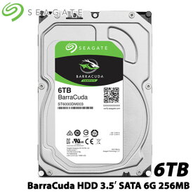 SEAGATE ST6000DM003 [BarraCuda（6TB HDD 3.5インチ SATA 6G 256MB）]