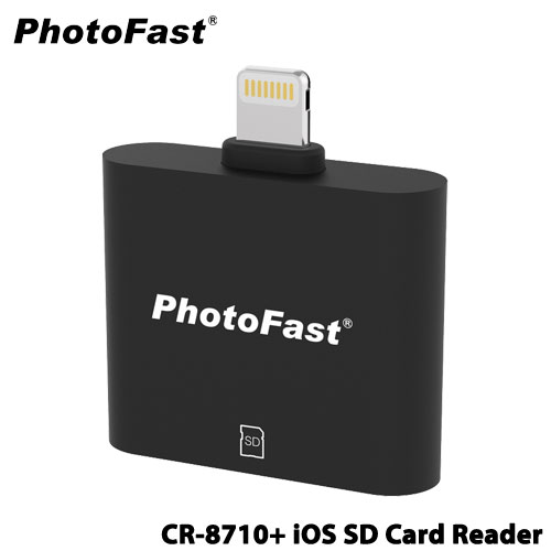 送料無料 在庫僅少 PhotoFast CR-8710+ Lightning対応 iPhone Mfi認証取得 X対応 SDカードリーダー 【特価】 時間指定不可