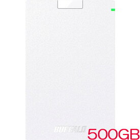 バッファロー MiniStation HD-PCG500U3-WA [USB3.1(Gen.1)対応 ポータブルHDD ホワイト 500GB]