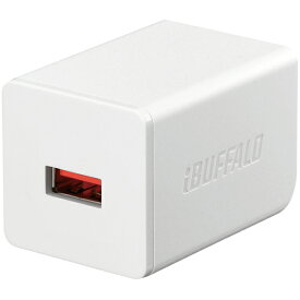 バッファローコクヨサプライ iBUFFALO BSMPA2402P1WH [2.4A USB充電器 1ポート ホワイト]