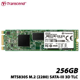 トランセンド TS256GMTS830S [256GB SSD MTS820S M.2 Type 2280 SATA-III DDR3キャッシュ 3D TLC NAND 5年保証]
