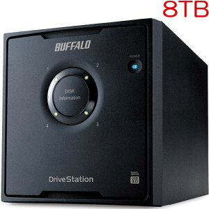 �o�b�t�@���[ HD-QL8TU3/R5J [RAID5 USB3.0�p �O�tHDD 4�h���C�u 8TB]