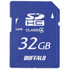 海外限定 在庫あり バッファロー RSDC-S32GC4B チープ 32GB Class4 SDHCカード