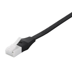 obt@[RNTvC BSLS6FU15BK2 [c̐܂ȂLANP[u CAT6 tbg 1.5m BK]