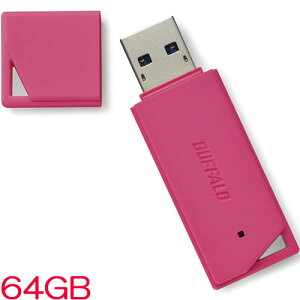 �o�b�t�@���[ RUF3-K64GB-PK [USB3.1(Gen1)�������[ �o�����[���f�� 64GB �s���N]