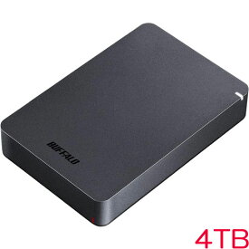 バッファロー HD-PGF4.0U3-GBKA [USB3.1(Gen1) 耐衝撃ポータブルHDD 4TB ブラック]