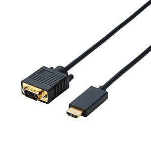 �G���R�� CAC-HDMIVGA20BK [�ϊ��P�[�u��/HDMI-VGA/2m/�u���b�N]