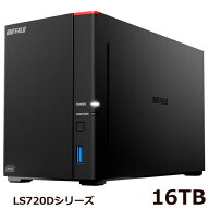 バッファロー LS720D1602 [リンクステーション LS720D NAS 2ベイ 16TB]