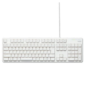 �G���R�� TK-FCM104WH [�L���L�[�{�[�h/�����u������/�t���T�C�Y/�z���C�g]