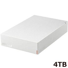 バッファロー HD-LE4U3-WB [USB3.2(Gen.1)対応外付けHDD 4TB ホワイト]
