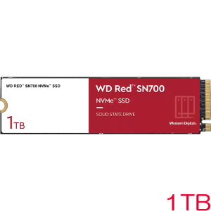 EGX^fW^ WDS100T1R0C [WD Red SN700 NVMe SSDi1TB M.2(2280) PCIe Gen3 x4 NVMe 2000TBW 5Nۏ؁j]