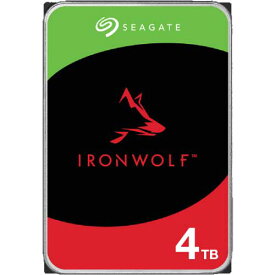 シーゲート ST4000VN006 [NAS向けHDD IronWolf（4TB 3.5インチ SATA 6G 5400rpm 256MB CMR）]