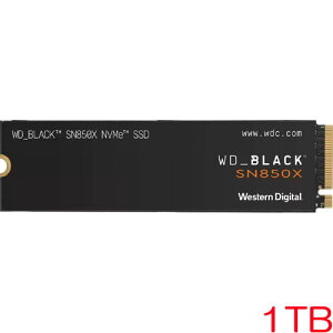 EGX^fW^ WDS100T2X0E [WD_BLACK SN850X NVMe SSDi1TB M.2(2280) PCIe Gen4 x4 NVMe q[gVN 5Nۏ؁j]
