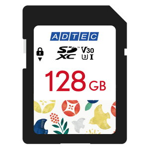 �A�h�e�b�N ADC-SZTX128G/U3 [128GB SDXC�J�[�h UHS-I U3 Class10 V30]