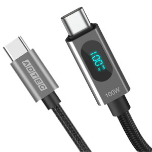 AhebN APC-V1210CC-U2-LEDD [100W o͑Ή X}[gj^O USB Type-C to Type-C P[u 120cm]