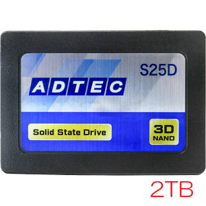 �A�h�e�b�N ADC-S25D1S-2TB [1.92TB SSD 2.5inch SATA III 3D QLC 400TBW 3�N�ۏ�]