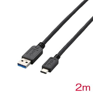 �G���R�� USB3-AC20BK [USB3.1�P�[�u��/A-C�^�C�v/�m�[�}��/2m/�u���b�N]
