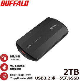 バッファロー SSD-PHP2.0U3BA/D [MiniStationSSD ポータブルSSD 2TB]