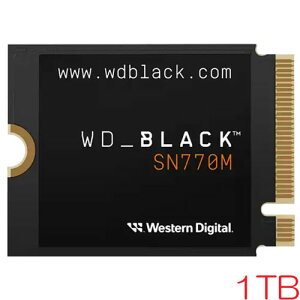 EGX^fW^ WDS100T3X0G [WD_BLACK SN770M NVMe SSDi1TB M.2(2230) PCIe Gen4 x4 NVMe 600TBW 5Nۏ؁j]