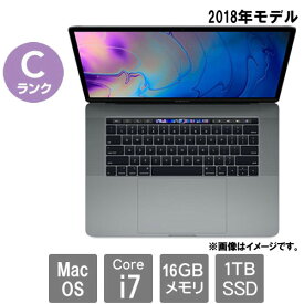 Apple ★中古パソコン・Cランク★C02XN2FQJGH6 [MacBook Pro 15.1(Core i7 16GB SSD1TB 15.4 MacOS)]