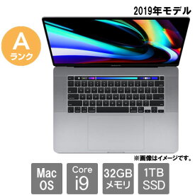 Apple ★中古パソコン・Aランク★C02CJ3DQMD6R [MacBook Pro 16.1(Core i9 32GB SSD1TB 16 MacOS)]