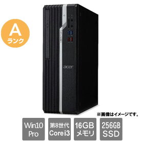 エイサー ★中古パソコン・Aランク★VX2660G-F38U [Veriton X(i3-8100 16GB SSD256GB Win10Pro)]