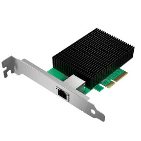 AREA（エアリア）LANボード SD-PE410GL2-B [10Koenig Gen3 10ギガLAN増設ボード ロープロファイル対応 Marvell AQC107S搭載 PCI-E x4]
