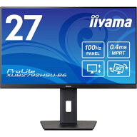 イーヤマ XUB2792HSU-B6 [27型液晶ディスプレイ/1920×1080/HDMI、DisplayPort/スピーカー：あり/昇降/回…