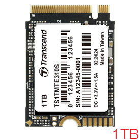 トランセンド TS1TMTE310S [1TB M.2 PCIe SSD 310S NVMe Gen4 x4 Type 2230 3D TLC NAND 600TBW 5年保証]