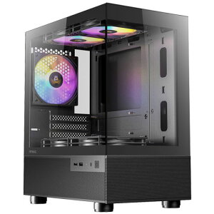 ANTEC Micro-ATX ~j^[P[X CX200M RGB Elite s[XtgETChpl 5×RGBt@t