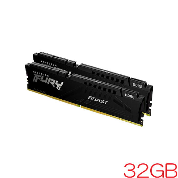 楽天市場】キングストン KF552C40BBK2-32 [32GB kit (16GBx2) FURY 