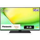 パナソニック TV-43W90A [43V型 4K液晶テレビ 倍速対応 Fire TV搭載]