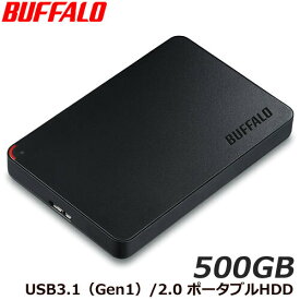 バッファロー　HD-NRPCF500-BB [USB3.0 ポータブルHDD 500GB BUFFALO バッファロー]
