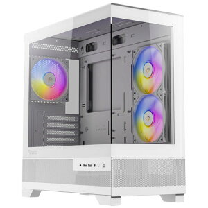 ANTEC CX500M ARGB White [M-ATX ~h^[P[X CX500M ARGB zCg s[X 3×120mm ARGBt@t]