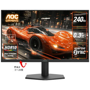 AOC 24G11ZE/11 [23.8^Q[~OtfBXvC/1920×1080/HDMIADisplayPort/ubN/240Hz]