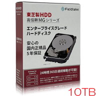 東芝(HDD) MG10ADA10TE/JP [10TB Enterprise向けHDD 3.5インチ、SATA-3.3、7200 rpm、バッファ 512MB、CMR]