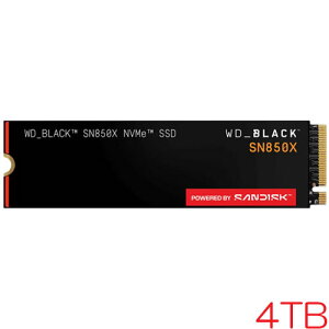 �E�G�X�^���f�W�^�� WDS400T2X0E [WD_BLACK SN850X NVMe SSD�i4TB M.2(2280) PCIe Gen4 x4 NVMe �q�[�g�V���N���� 5�N�ۏ؁j]