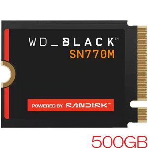 �E�G�X�^���f�W�^�� WDS500G3X0G [WD_BLACK SN770M NVMe SSD�i500GB M.2(2230) PCIe Gen4 x4 NVMe 300TBW 5�N�ۏ؁j]